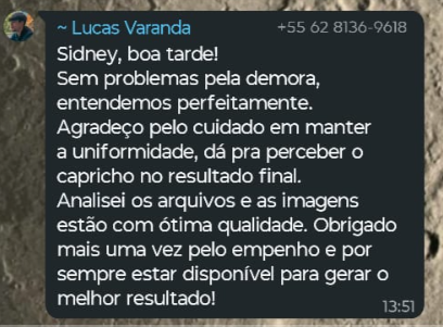 Compromisso com qualidade e consistência no resultado final